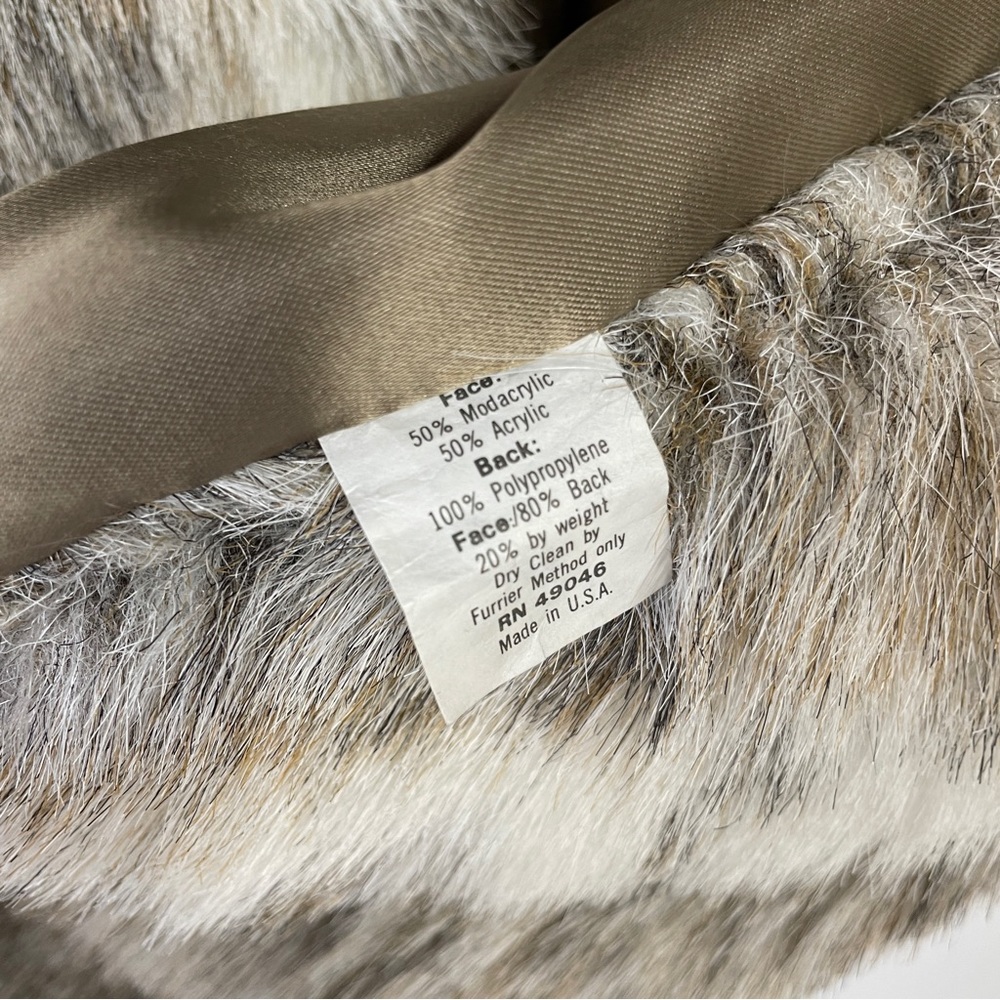 Style VI Ltd. Vintage Fur Coat Faux Fur - Picture 7 of 9